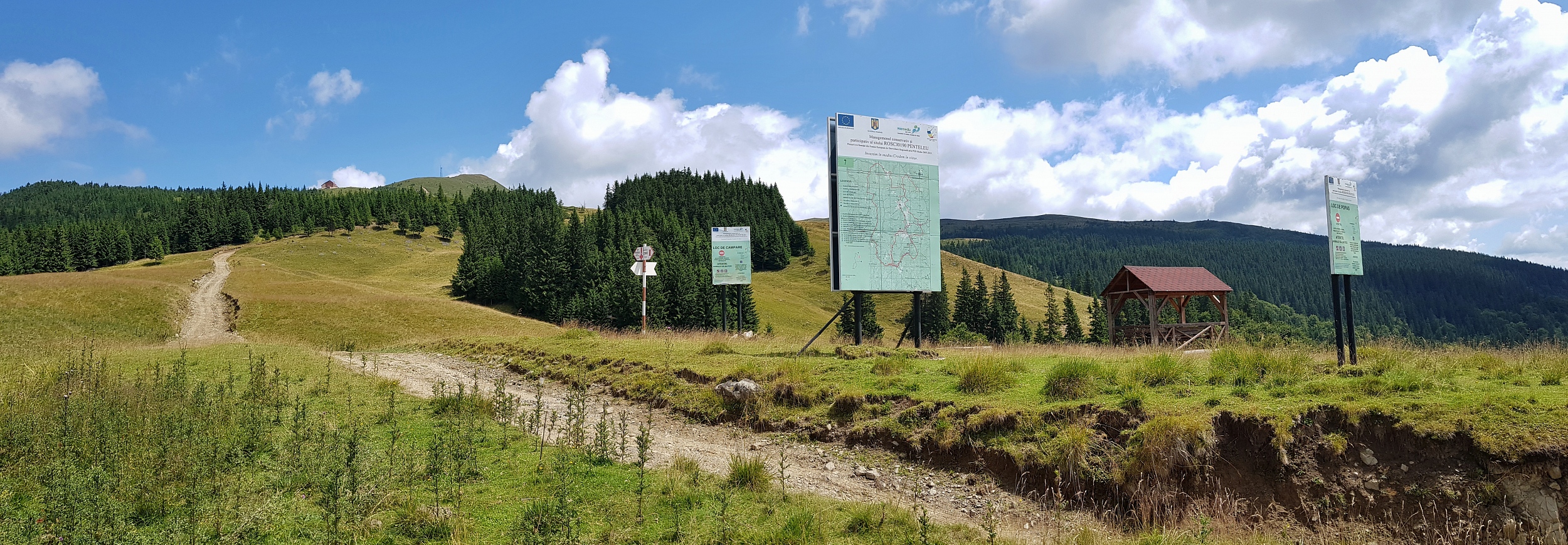 Munții Penteleu / Odpočívka nedaleko meteostanice. www.transcarpathian.org